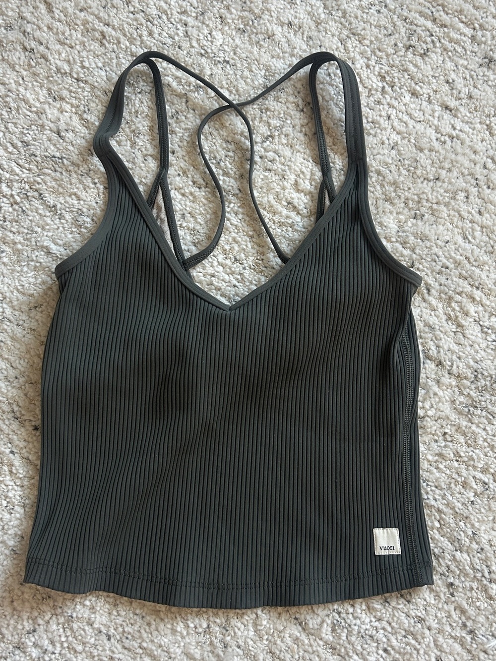 Ribbed Strappy Tank Top Vuori